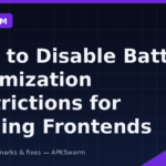 How to Disable Battery Optimization Restrictions for Gaming Frontends