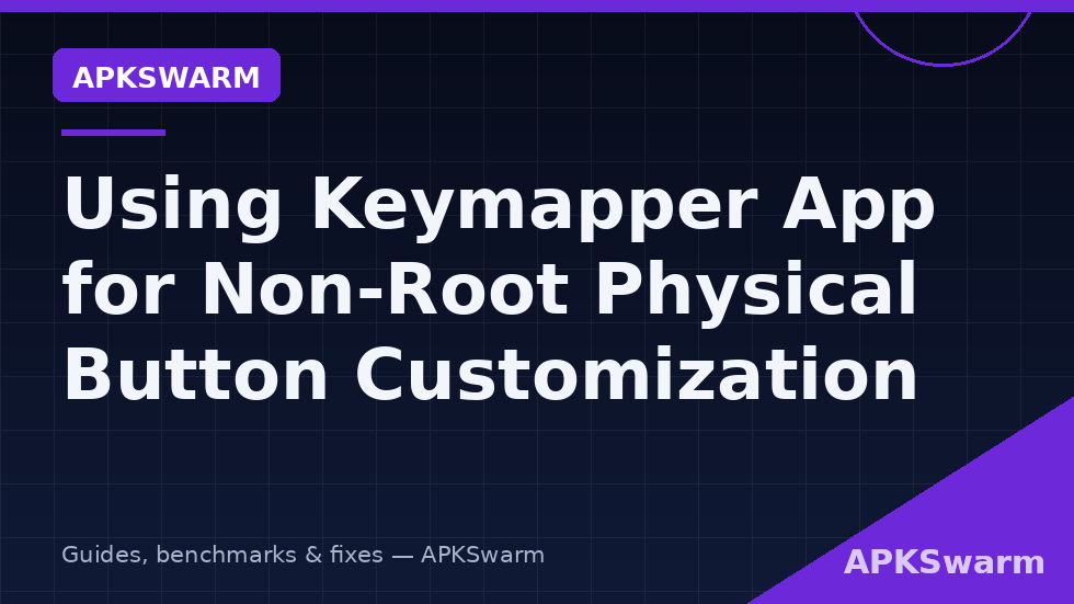 Keymapper app non root button mapping on Android showing trigger and action configuration screens