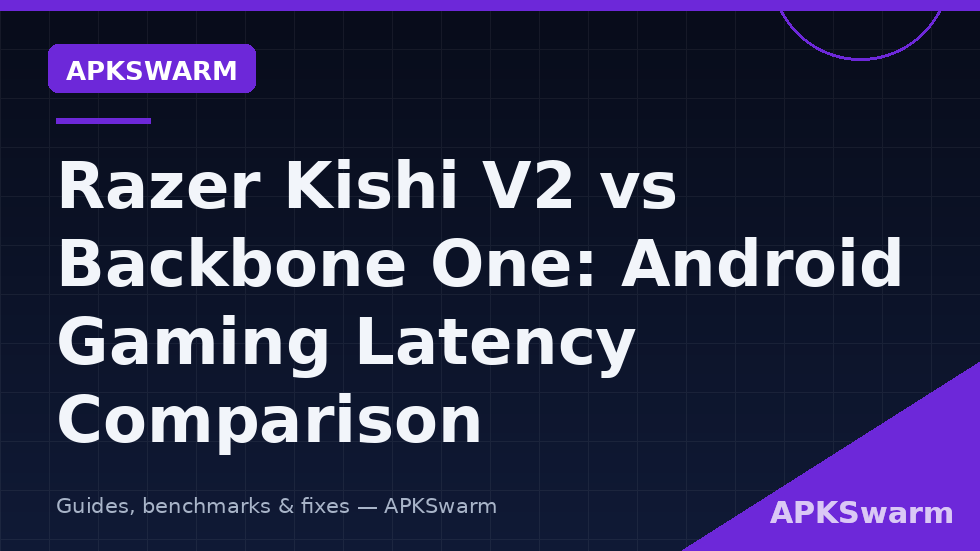 Razer Kishi V2 vs Backbone One Android comparison showing both USB-C telescopic controllers side by side
