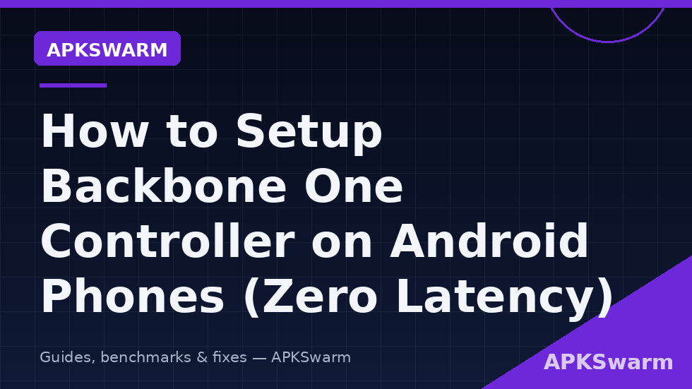 Setup Backbone One Android controller connected to a phone showing the USB-C telescopic gamepad and on-screen gamepad tester