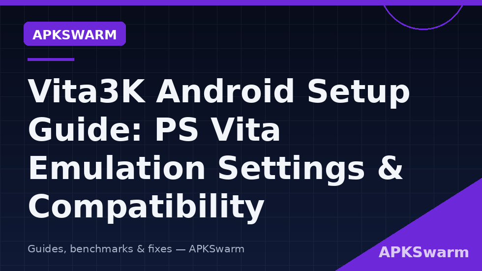 Vita3K Android LiveArea home screen with installed game bubbles after firmware and font package installation